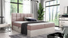 Elegantes Designer Massivholz Bett Kinea mit clevem Stauraum