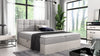 Elegantes Designer Massivholz Bett Kinea mit clevem Stauraum