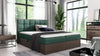 Elegantes Designer Massivholz Bett Kinea mit clevem Stauraum
