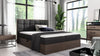 Elegantes Designer Massivholz Bett Kinea mit clevem Stauraum