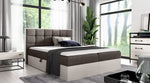 Lade das Bild in den Galerie-Viewer, Elegantes Designer Massivholz Bett Kinea mit clevem Stauraum

