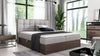 Elegantes Designer Massivholz Bett Kinea mit clevem Stauraum
