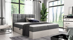Lade das Bild in den Galerie-Viewer, Elegantes Designer Massivholz Bett Kinea mit clevem Stauraum
