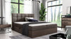 Elegantes Designer Massivholz Bett Kinea mit clevem Stauraum
