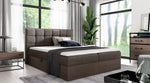 Lade das Bild in den Galerie-Viewer, Elegantes Designer Massivholz Bett Kinea mit clevem Stauraum
