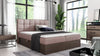 Elegantes Designer Massivholz Bett Kinea mit clevem Stauraum