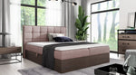 Lade das Bild in den Galerie-Viewer, Elegantes Designer Massivholz Bett Kinea mit clevem Stauraum
