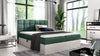 Elegantes Designer Massivholz Bett Kinea mit clevem Stauraum