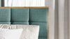 Elegantes Designer Massivholz Bett Kinea mit clevem Stauraum