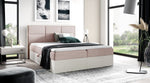 Lade das Bild in den Galerie-Viewer, Elegantes Designer Holzbett Linori mit Praktischem Stauraum – Modernes Schlafzimmer-Highlight
