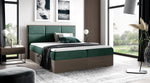 Lade das Bild in den Galerie-Viewer, Elegantes Designer Holzbett Linori mit Praktischem Stauraum – Modernes Schlafzimmer-Highlight

