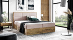 Lade das Bild in den Galerie-Viewer, Elegantes Designer Holzbett Linori mit Praktischem Stauraum – Modernes Schlafzimmer-Highlight
