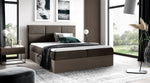 Lade das Bild in den Galerie-Viewer, Elegantes Designer Holzbett Linori mit Praktischem Stauraum – Modernes Schlafzimmer-Highlight
