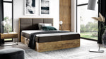 Lade das Bild in den Galerie-Viewer, Elegantes Designer Holzbett Linori mit Praktischem Stauraum – Modernes Schlafzimmer-Highlight
