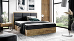 Lade das Bild in den Galerie-Viewer, Elegantes Designer Holzbett Linori mit Praktischem Stauraum – Modernes Schlafzimmer-Highlight
