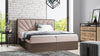 Minari Designer Holzbett mit Stauraum: Modern, Samtbezug, Luxuriös, Komfortabel, Vielseitig