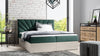 Minari Designer Holzbett mit Stauraum: Modern, Samtbezug, Luxuriös, Komfortabel, Vielseitig