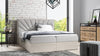 Minari Designer Holzbett mit Stauraum: Modern, Samtbezug, Luxuriös, Komfortabel, Vielseitig
