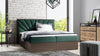 Minari Designer Holzbett mit Stauraum: Modern, Samtbezug, Luxuriös, Komfortabel, Vielseitig