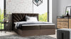 Minari Designer Holzbett mit Stauraum: Modern, Samtbezug, Luxuriös, Komfortabel, Vielseitig