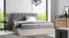Minari Designer Holzbett mit Stauraum: Modern, Samtbezug, Luxuriös, Komfortabel, Vielseitig