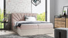 Minari Designer Holzbett mit Stauraum: Modern, Samtbezug, Luxuriös, Komfortabel, Vielseitig