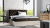 Minari Designer Holzbett mit Stauraum: Modern, Samtbezug, Luxuriös, Komfortabel, Vielseitig