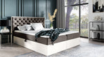 Lade das Bild in den Galerie-Viewer, Designer Holzbett Neola mit Stauraum: Modernes Massivholz-Bettgestell, elegant, funktional, stilvoll
