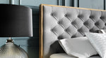 Lade das Bild in den Galerie-Viewer, Designer Holzbett Neola mit Stauraum: Modernes Massivholz-Bettgestell, elegant, funktional, stilvoll
