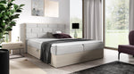 Lade das Bild in den Galerie-Viewer, Elegantes Designer Massivholz-Bett Nuro mit Viel Stauraum &amp; Komfort
