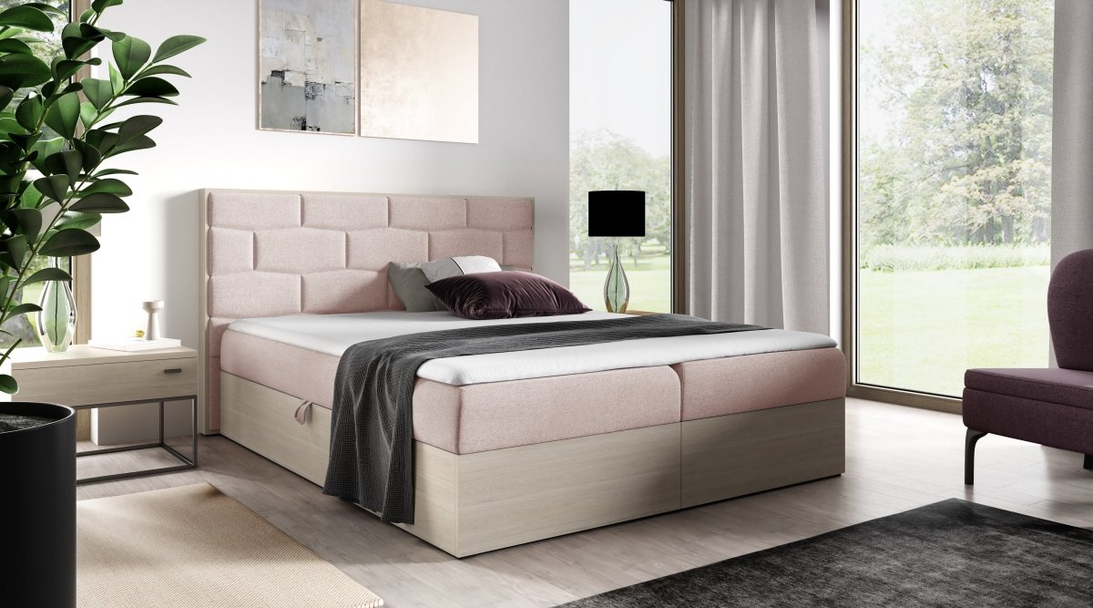 Elegantes Designer Massivholz-Bett Nuro mit Viel Stauraum & Komfort