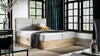 Luxuriöses Designer Holzbett Telina mit integriertem Stauraum – Modernes Schlafzimmer-Highlight