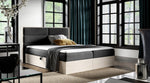 Lade das Bild in den Galerie-Viewer, Luxuriöses Designer Holzbett Telina mit integriertem Stauraum – Modernes Schlafzimmer-Highlight
