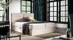 Lade das Bild in den Galerie-Viewer, Luxuriöses Designer Holzbett Telina mit integriertem Stauraum – Modernes Schlafzimmer-Highlight

