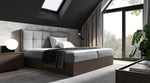Lade das Bild in den Galerie-Viewer, Elegantes Designer Holzbett Terino mit Integriertem Stauraum – Modernes Schlafzimmer-Möbelstück
