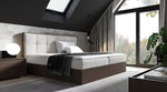 Lade das Bild in den Galerie-Viewer, Elegantes Designer Holzbett Terino mit Integriertem Stauraum – Modernes Schlafzimmer-Möbelstück
