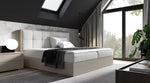 Lade das Bild in den Galerie-Viewer, Elegantes Designer Holzbett Terino mit Integriertem Stauraum – Modernes Schlafzimmer-Möbelstück
