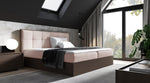 Lade das Bild in den Galerie-Viewer, Elegantes Designer Holzbett Terino mit Integriertem Stauraum – Modernes Schlafzimmer-Möbelstück
