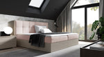 Lade das Bild in den Galerie-Viewer, Elegantes Designer Holzbett Terino mit Integriertem Stauraum – Modernes Schlafzimmer-Möbelstück
