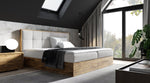 Lade das Bild in den Galerie-Viewer, Elegantes Designer Holzbett Terino mit Integriertem Stauraum – Modernes Schlafzimmer-Möbelstück
