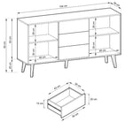 Lade das Bild in den Galerie-Viewer, Elegante Designer Kommode Celio: Luxuriöses Schlafzimmer Sideboard mit Viel Stauraum
