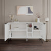 Luxuriöse Designer Kommode Clara: Modernes Sideboard mit Türen, offenen Fächern