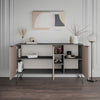 Luxuriöse Designer Kommode Clara: Modernes Sideboard mit Türen, offenen Fächern
