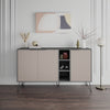 Luxuriöse Designer Kommode Clara: Modernes Sideboard mit Türen, offenen Fächern