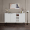 Luxuriöse Designer Kommode Clara: Modernes Sideboard mit Türen, offenen Fächern