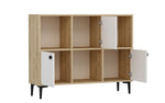 Lade das Bild in den Galerie-Viewer, Elegante Designer Kommode Levico: Stilvolle Eichenoptik mit Vielseitigen Fächern

