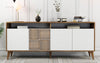 Elegante Designer Kommode Milan: Stilvolle Walnuss-Optik für modernes Wohnen