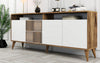 Elegante Designer Kommode Milan: Stilvolle Walnuss-Optik für modernes Wohnen