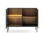 Lade das Bild in den Galerie-Viewer, Elegante Designer Kommode Nayra III mit LED-Beleuchtung – Stilvolles Schlafzimmer-Highlight
