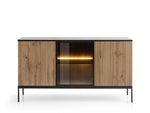 Lade das Bild in den Galerie-Viewer, Elegante Designer Kommode Nayra mit Integrierter LED-Beleuchtung – Moderner Stauraum
